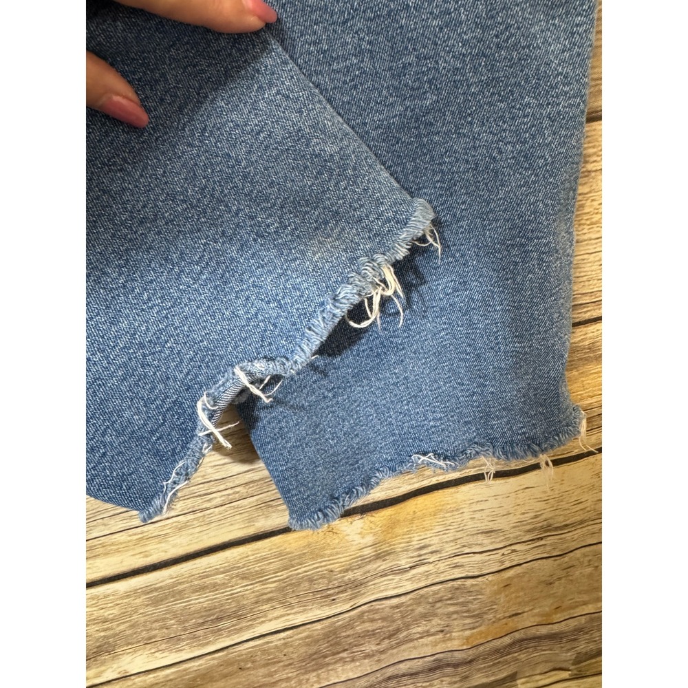J.Crew Jeans Essential Straight Leg size 31 Petite Short Raw Frayed Hem‎ Crop - Picture 6 of 10